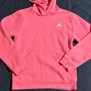 Adidas Womens Pink Pullover Hoodie Size Large
